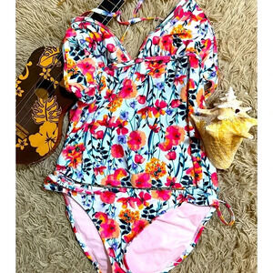 Floral tankini